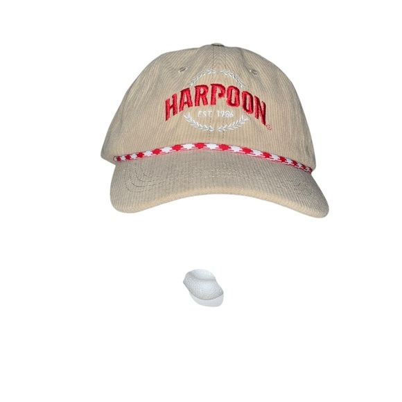 Beige and Red Men's Hat - Picture 3 of 6